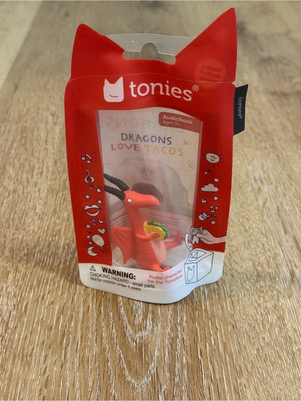 Tonies Dragons Love Tacos Red Audio Figurine for Kids